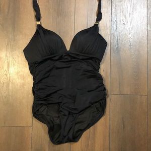 Victoria’s Secret black push-up one piece swimsuit